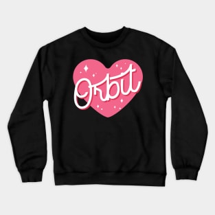 LOONA orbit fandom typography Crewneck Sweatshirt